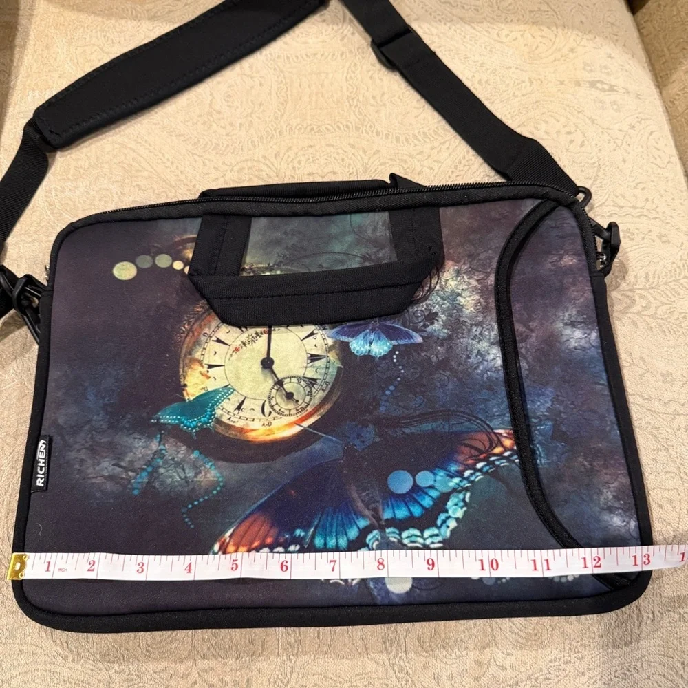 Elegant Butterfly Design Laptop and Tablet Bag Set